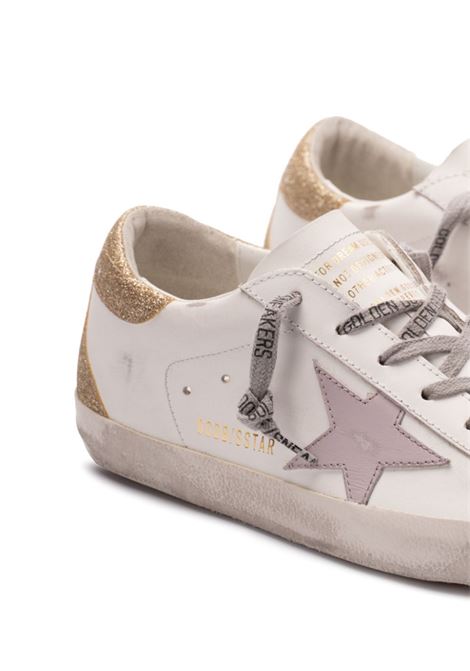 Sneakers Super Star in bianco, lilla Golden goose - donna GOLDEN GOOSE | GWF00102F00684212151